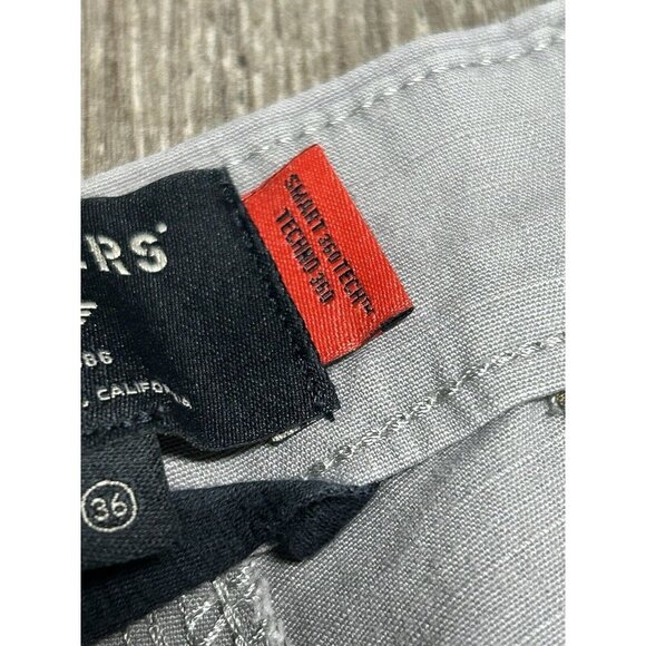 Lot Of 2 Dockers Men 36 Solid Khaki Cotton Smart Tech 360 Cargo Short - Picture 10 of 13